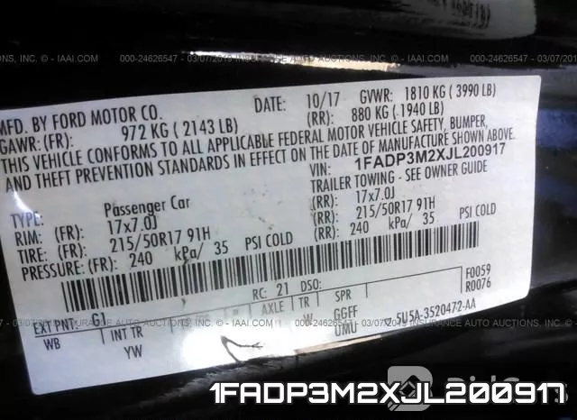1FADP3M2XJL200917 фото 10
