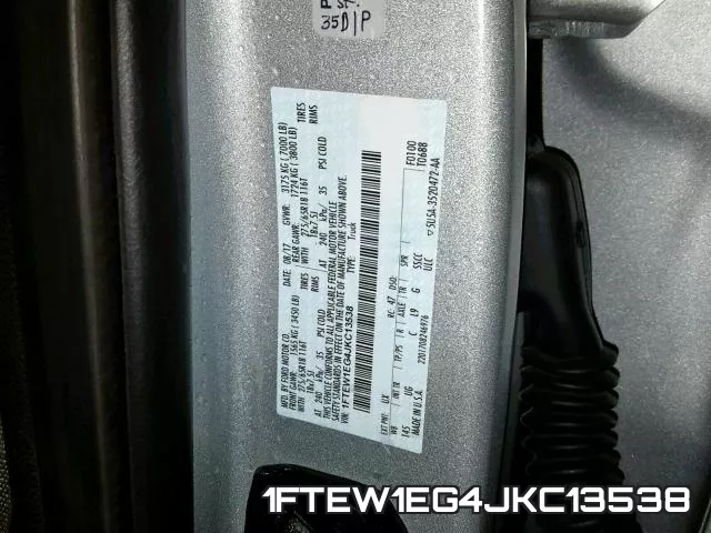 1FTEW1EG4JKC13538 фото 2