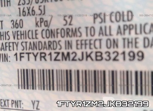 1FTYR1ZM2JKB32199 фото 10