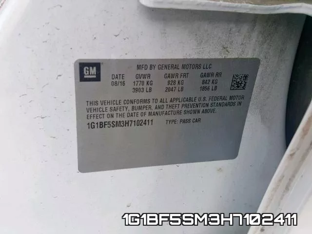 1G1BF5SM3H7102411 фото 2