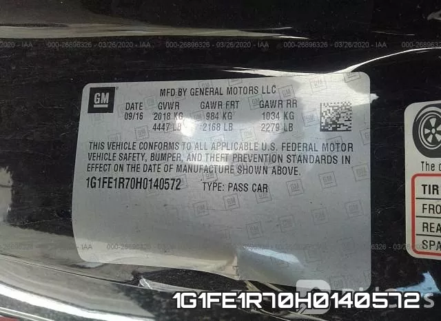 1G1FE1R70H0140572 фото 10