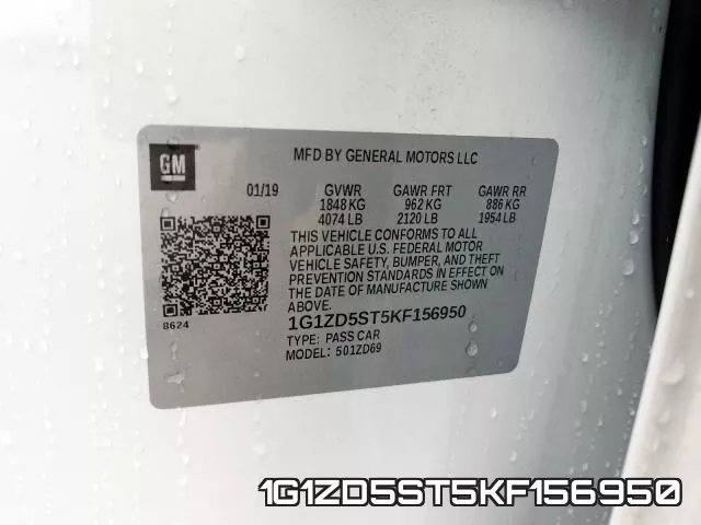 1G1ZD5ST5KF156950 фото 2