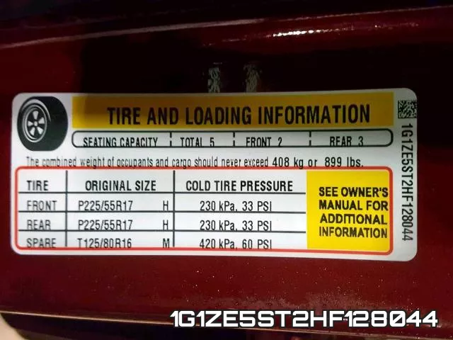 1G1ZE5ST2HF128044 фото 2