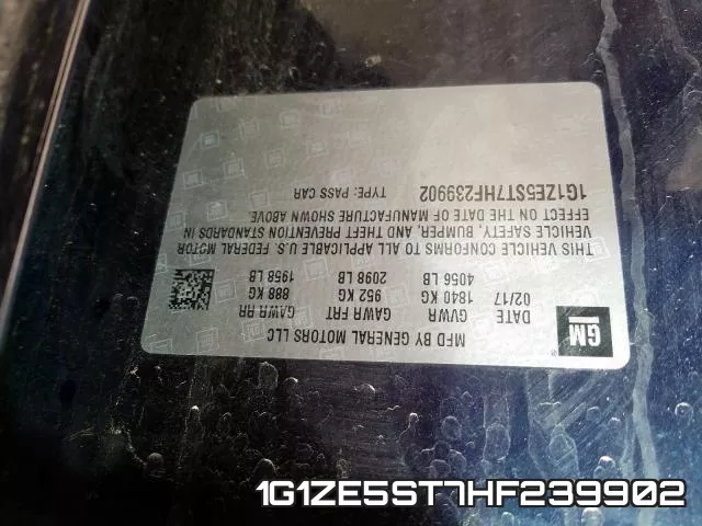 1G1ZE5ST7HF239902 фото 2