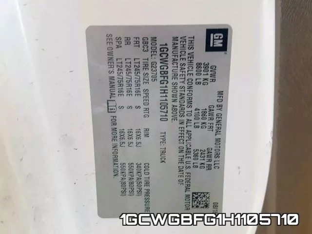 1GCWGBFG1H1105710 фото 2