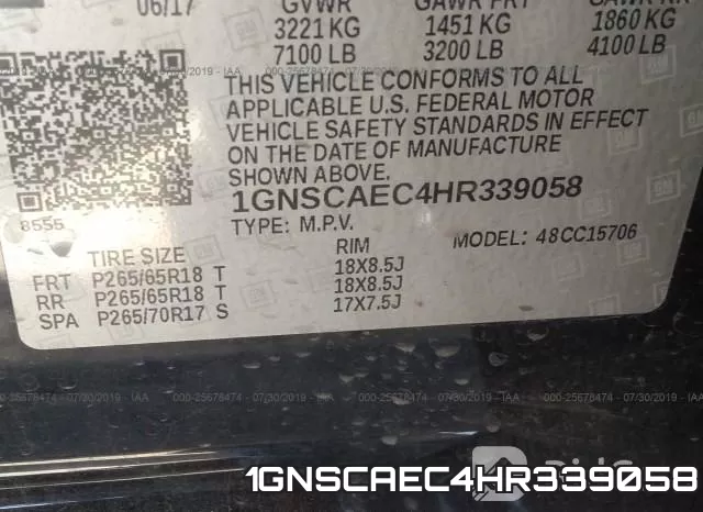 1GNSCAEC4HR339058 фото 10