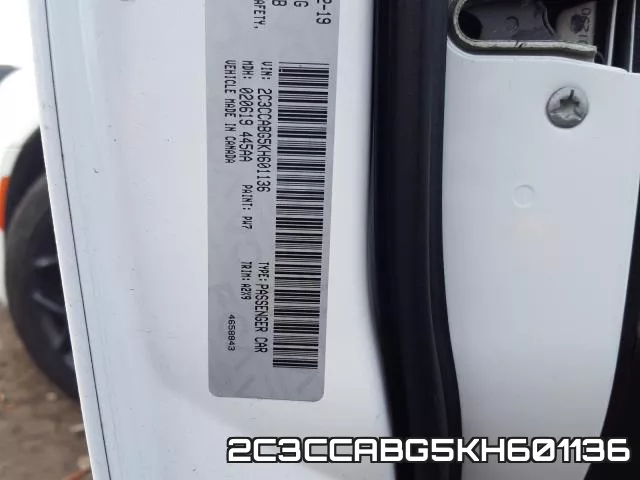 2C3CCABG5KH601136 фото 2