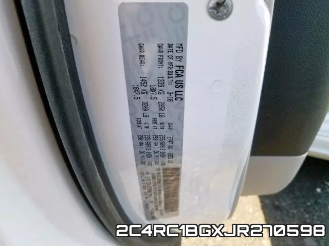 2C4RC1BGXJR270598 фото 2