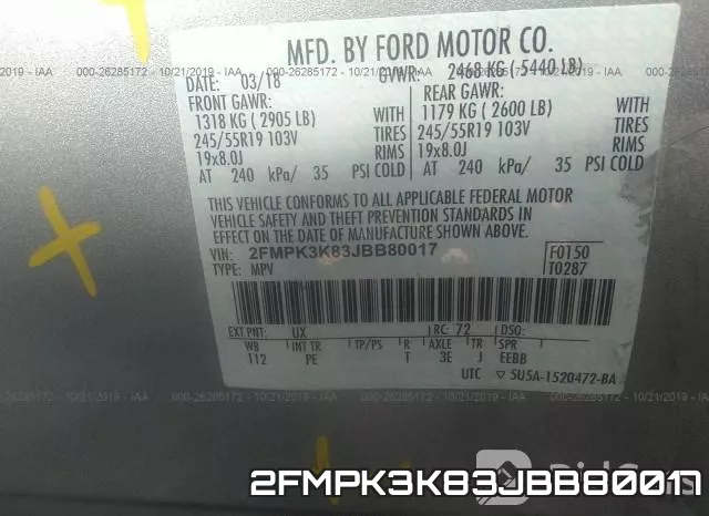 2FMPK3K83JBB80017 фото 10