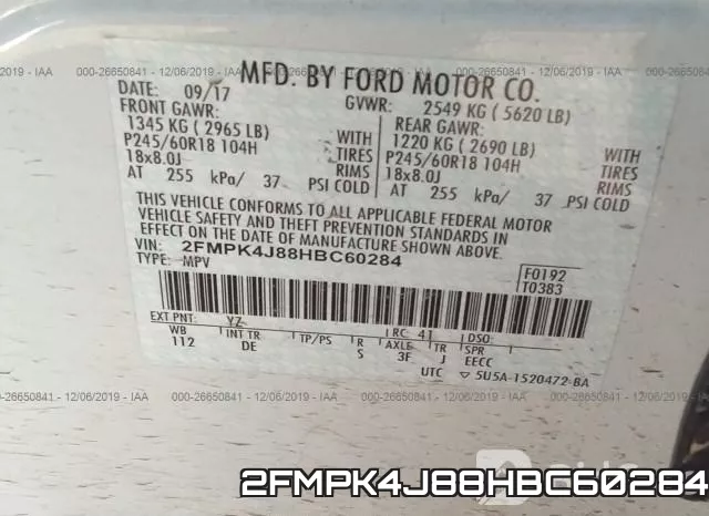 2FMPK4J88HBC60284 фото 10