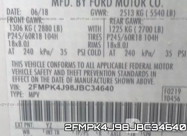 2FMPK4J98JBC34640 фото 10