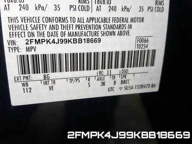 2FMPK4J99KBB18669 фото 2
