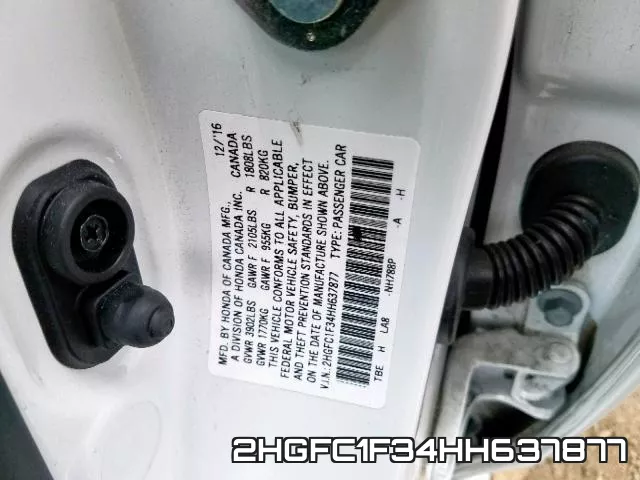 2HGFC1F34HH637877 фото 2