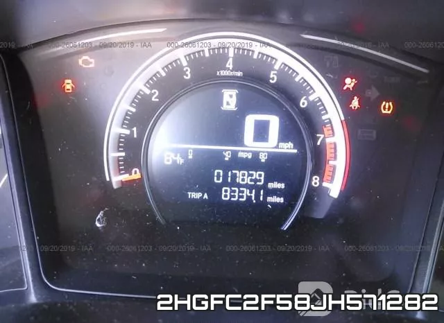 2HGFC2F58JH571282 фото 8