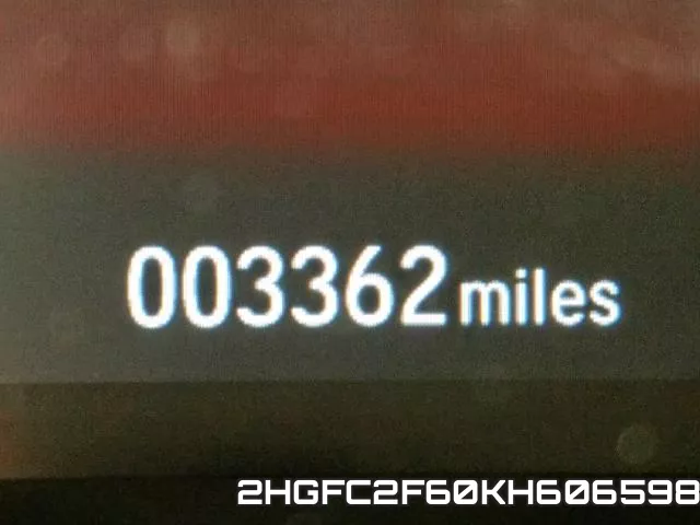 2HGFC2F60KH606598 фото 9