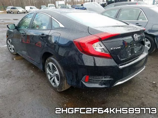 2HGFC2F64KH589773 фото 4