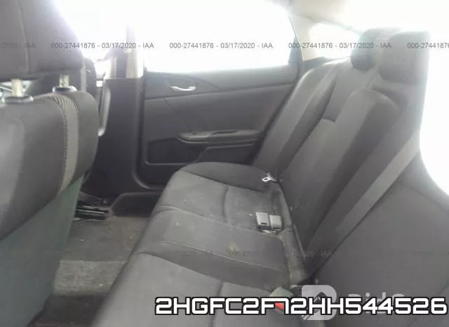 2HGFC2F72HH544526 фото 9