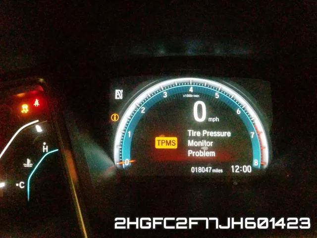 2HGFC2F77JH601423 фото 9