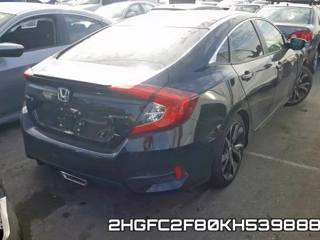 2HGFC2F80KH539888 фото 5
