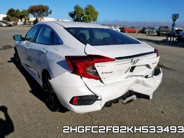 2HGFC2F82KH533493 фото 4