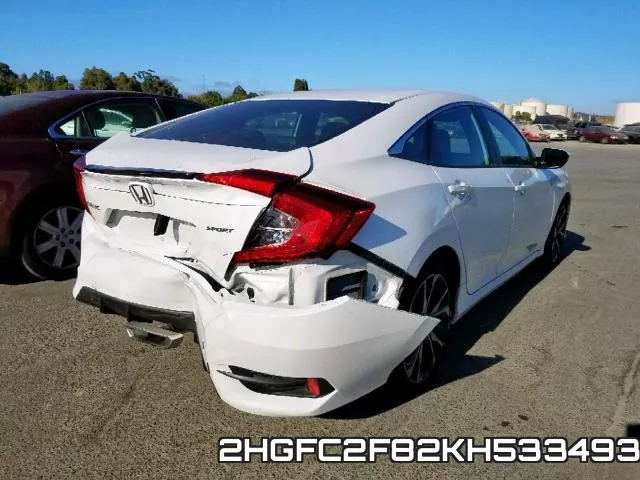 2HGFC2F82KH533493 фото 5