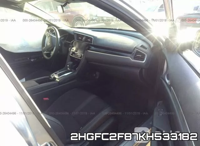2HGFC2F87KH533182 фото 6