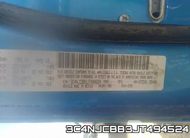 3C4NJCBB3JT494524 фото 10