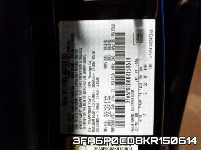 3FA6P0CD8KR150614 фото 2