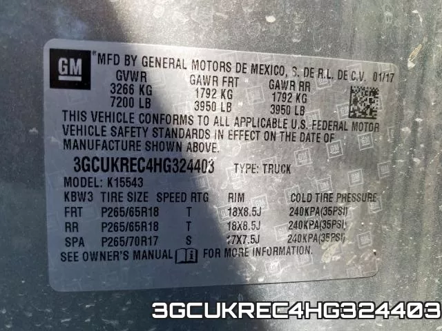 3GCUKREC4HG324403 фото 2