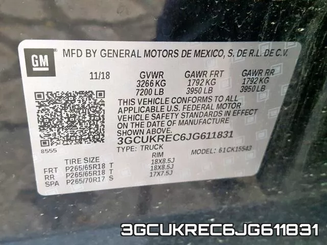3GCUKREC6JG611831 фото 2