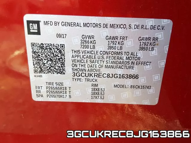 3GCUKREC8JG163866 фото 2