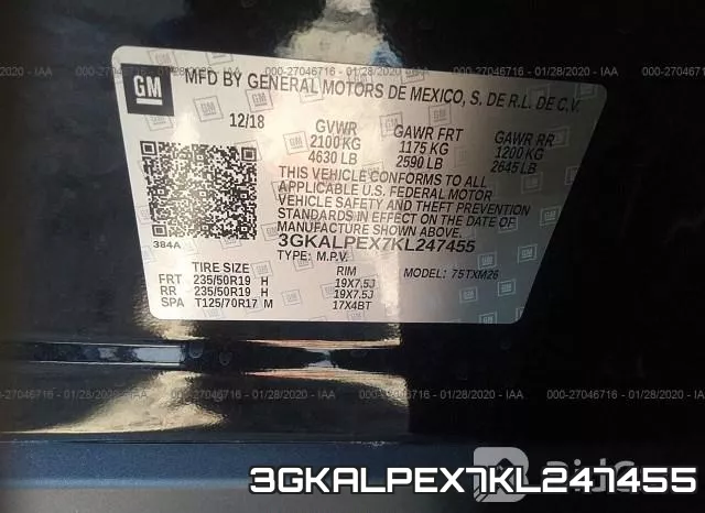 3GKALPEX7KL247455 фото 10