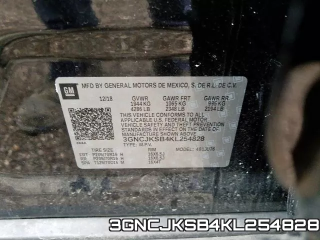 3GNCJKSB4KL254828 фото 2