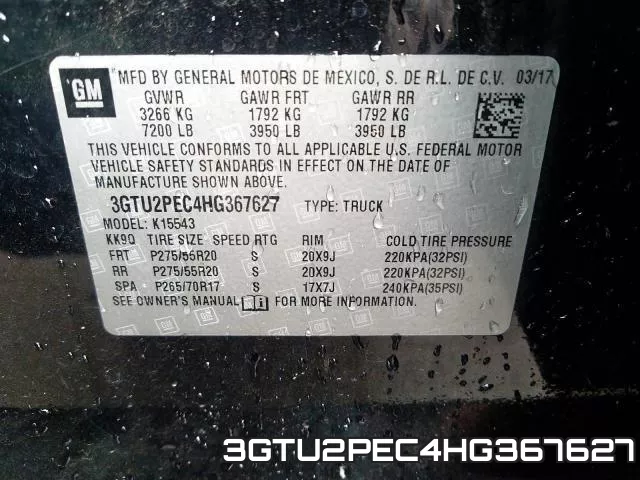 3GTU2PEC4HG367627 фото 2