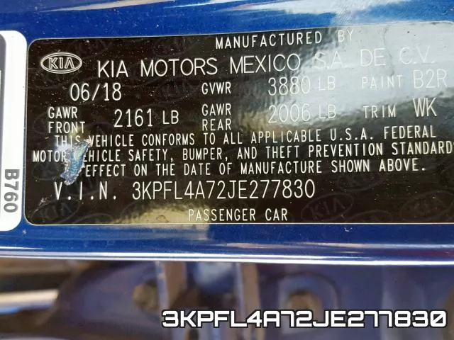3KPFL4A72JE277830 фото 2