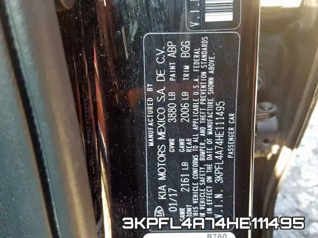 3KPFL4A74HE111495 фото 2