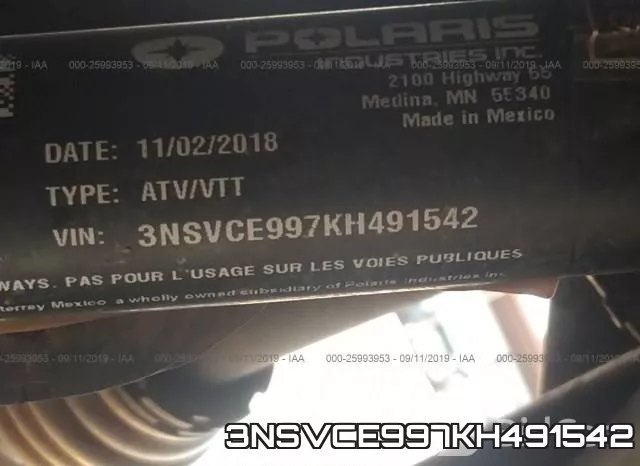 3NSVCE997KH491542 фото 2