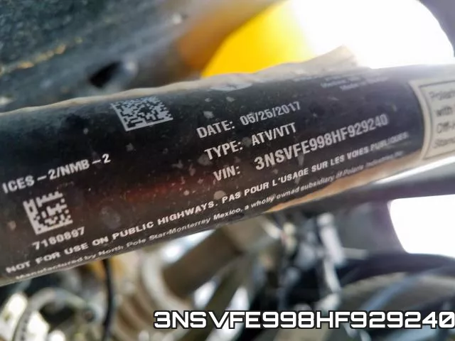 3NSVFE998HF929240 фото 2
