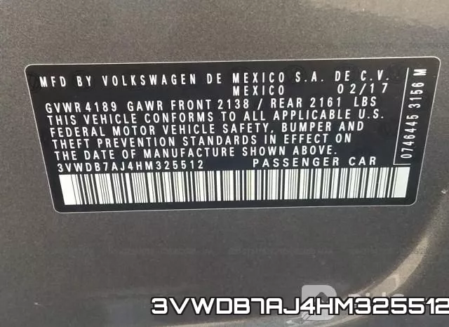 3VWDB7AJ4HM325512 фото 10