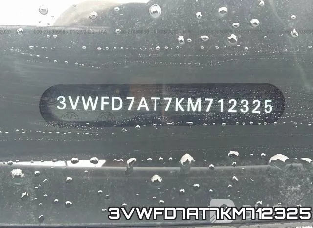 3VWFD7AT7KM712325 фото 10