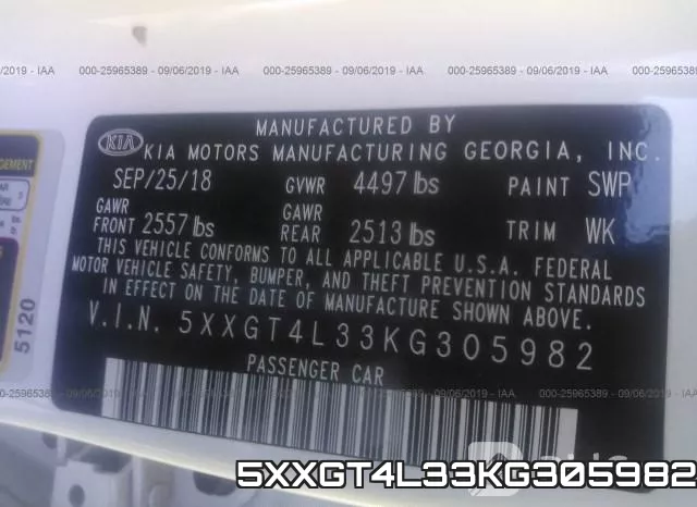 5XXGT4L33KG305982 фото 10