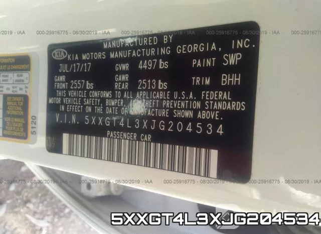 5XXGT4L3XJG204534 фото 10