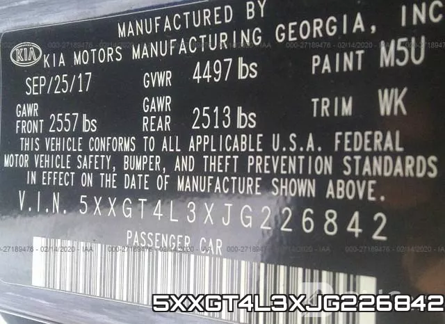 5XXGT4L3XJG226842 фото 10