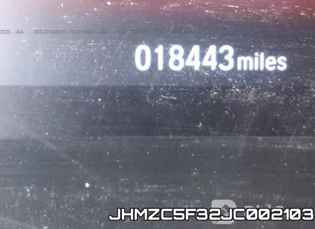 JHMZC5F32JC002103 фото 8