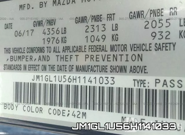 JM1GL1U56H1141033 фото 10