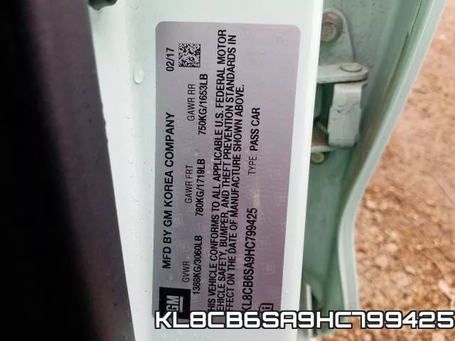 KL8CB6SA9HC799425 фото 2