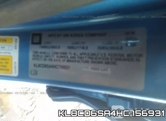 KL8CD6SA4HC756931 фото 10