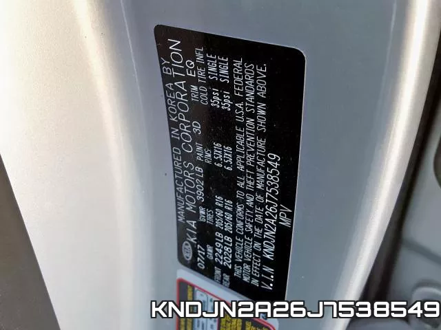 KNDJN2A26J7538549 фото 2