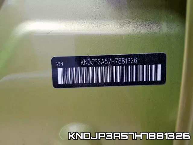 KNDJP3A57H7881326 фото 2