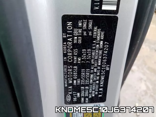 KNDME5C10J6374207 фото 2